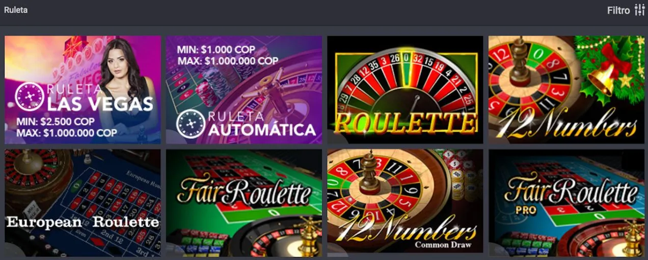 Juegos de ruleta en YaJuego Ruleta YaJuego